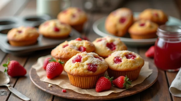 strawberry muffin